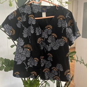 Vintage Sig Zane Ohia Lehua top